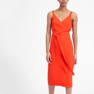 Everlane Japanese tank wrap dress